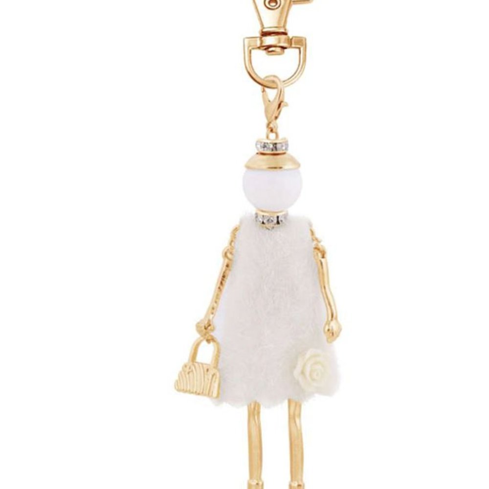 HI-FASHION Fancy Girl Rhinestone Keychain or Handbag Accessory - Picture 5 of 5